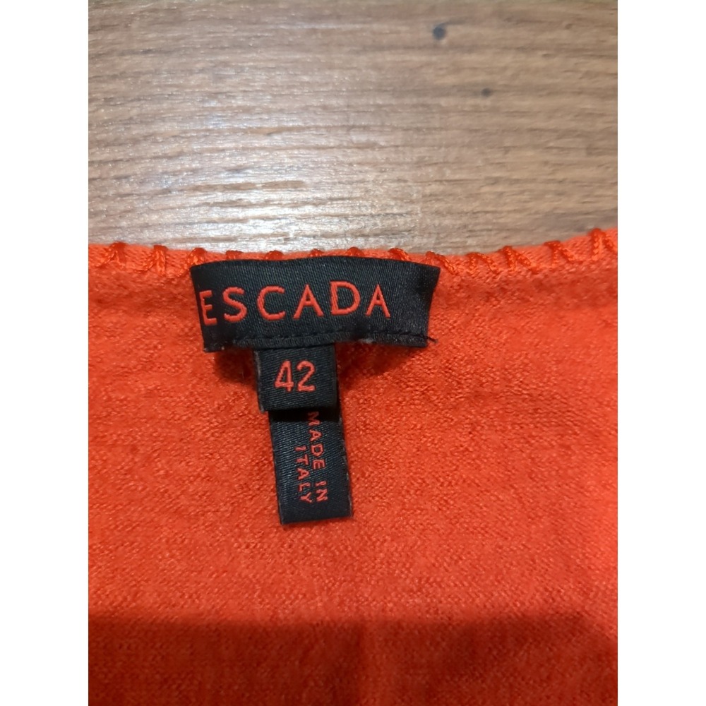 Escada Womens S/42 Made In Italy Silk Cashmere Blend Tank Top - Picture 4 of 12